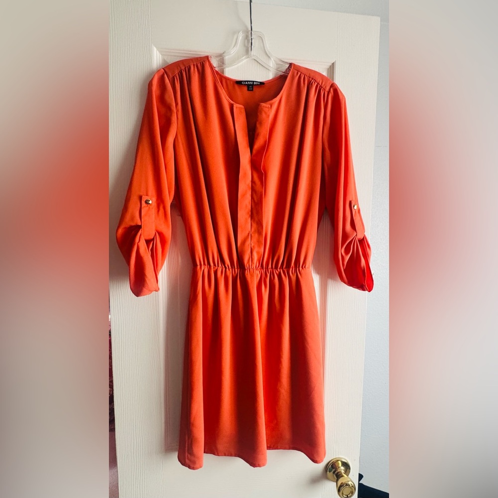 Gianni Bini Orange Dress